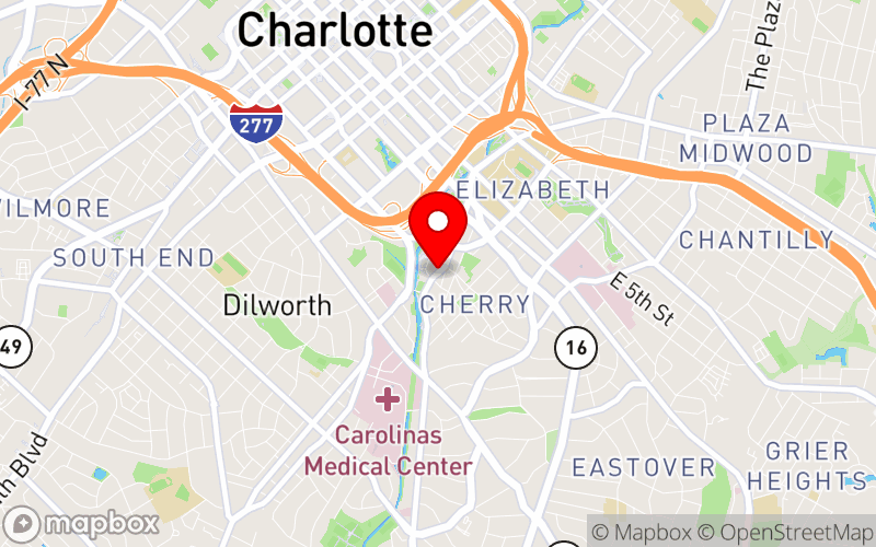 Map for AOTA Specialty Conference: Children & Youth at 555 South McDowell Street, South Tower, Charlotte, NC, 28204
