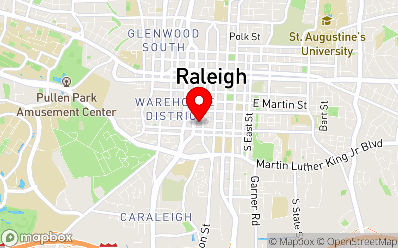 Map for CFHA Annual Conference at 500 S Salisbury St, Raleigh, NC 27601