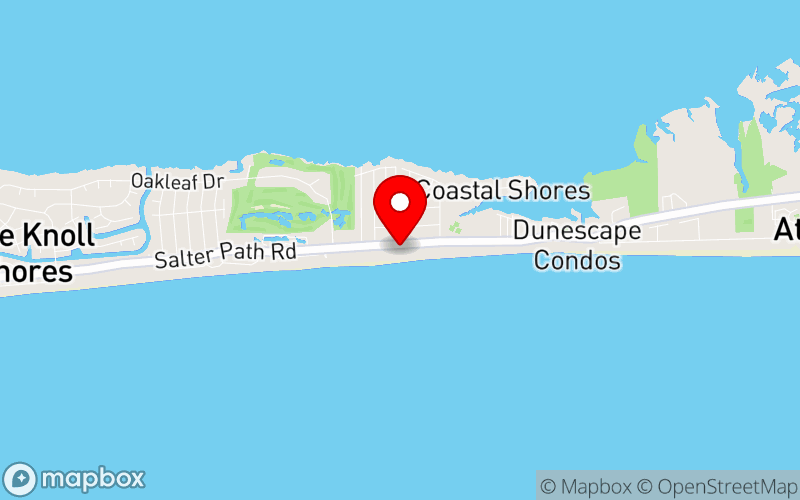 Map for APNC 2025 Fall Conference at 2717 W Fort Macon Rd., Atlantic Beach, NC, 28512