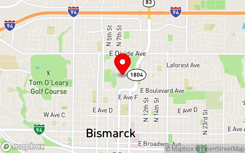 Map for Holistic Mental Health Foundations – 3-Day Workshop at 612 E Boulevard Ave, Bismarck, ND 58505