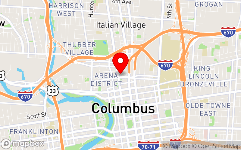 Map for Ohio's 2025 Mental Health and Addiction Conference: Advancing Care in Communities at 350 North High Street, Columbus, OH 43215 Map for Ohio's 2025 Mental Health and Addiction Conference: Advancing Care in Communities at 350 North High Street, Columbus, OH 43215