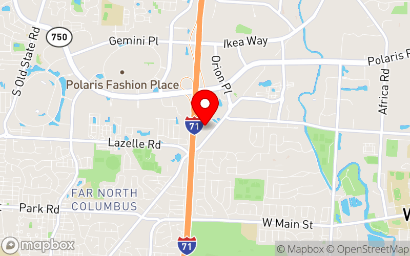 Map for AFCC Ohio Innovations Conference 2025 at 9200 Worthington Rd Ste 400, Westerville, OH 43082, USA Map for AFCC Ohio Innovations Conference 2025 at 9200 Worthington Rd Ste 400, Westerville, OH 43082, USA