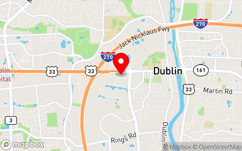 Map for All Ohio Counselors Conference (AOCC) 2025 at 5100 Upper Metro Pl, Dublin, OH 43017