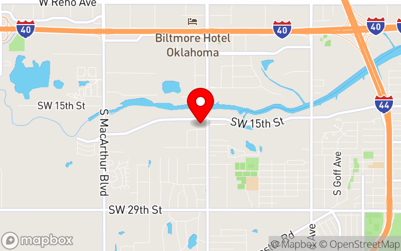 Map for 2025 Summer Super Summit Conference at 1815 S Meridian Ave, Oklahoma City, OK 73108