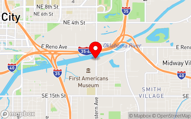 Map for 2025 Bridging the Gap in Pediatric Mental Healthcare at 639 First Americans Blvd, Oklahoma City, OK 73129 Map for 2025 Bridging the Gap in Pediatric Mental Healthcare at 639 First Americans Blvd, Oklahoma City, OK 73129