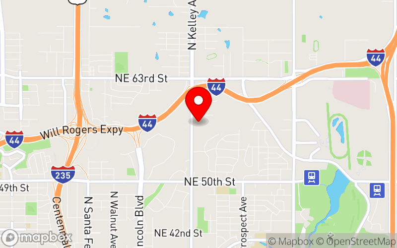 Map for 2025 Youth Mental Health Conference at 5700 N. Kelley, Oklahoma City, OK, 73111