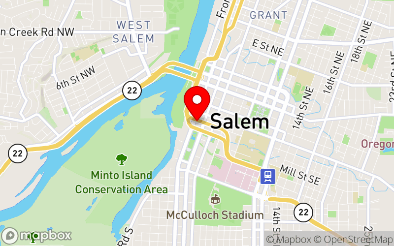 Map for AT-TIES Together 2025 at 200 Commercial St SE, Salem, Oregon 97301 Map for AT-TIES Together 2025 at 200 Commercial St SE, Salem, Oregon 97301