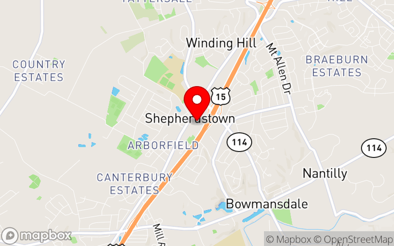 Map for Mental Health Matters Conference at 321 Gettysburg Pike, Mechanicsburg, PA 17055