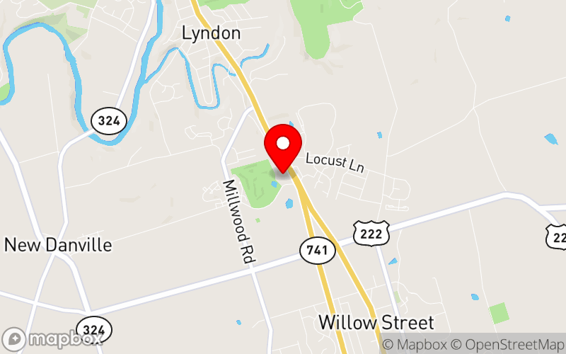 Map for Suicide Prevention Conference 2025: The Power of One at 2400 Willow Street Pike, Lancaster, PA 17602