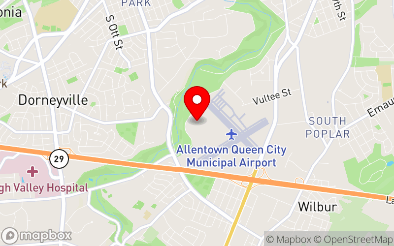 Map for 2025 PA LGBTQIA Health Summit at 2402 Lehigh Parkway South, Allentown, PA 18103