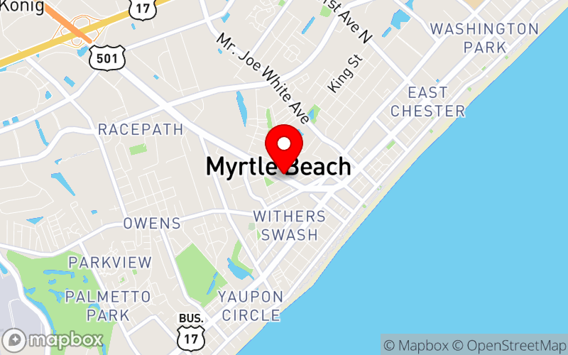 Map for 12th Annual Southeastern School Behavioral Health Conference at Sheraton Convention Center, Myrtle Beach, SC Map for 12th Annual Southeastern School Behavioral Health Conference at Sheraton Convention Center, Myrtle Beach, SC