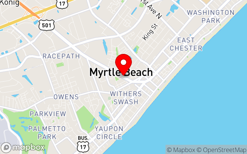 Map for 2025 Board Seminar at Embassy Suites, Myrtle Beach, SC Map for 2025 Board Seminar at Embassy Suites, Myrtle Beach, SC