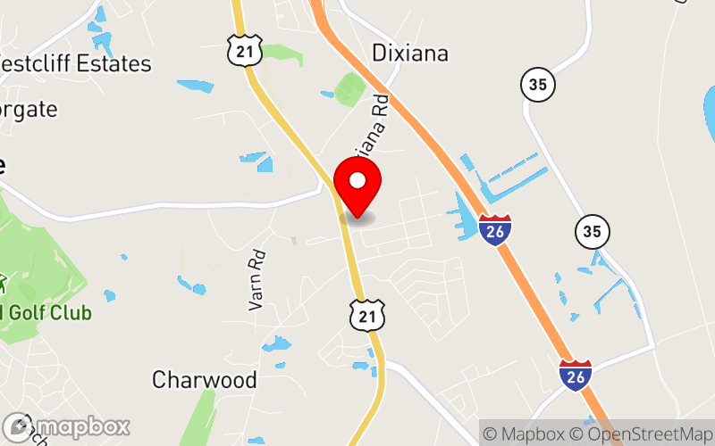 Map for Zero Suicide Academy | South Carolina OMH at 117 Ballard Court, West Columbia, SC 29172
