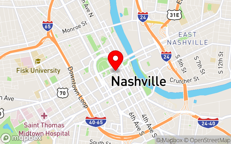 Map for 37th Annual Childhood Trauma and Attachment Conference at Embassy Suites by Hilton Nashville South Cool Springs, Nashville, TN