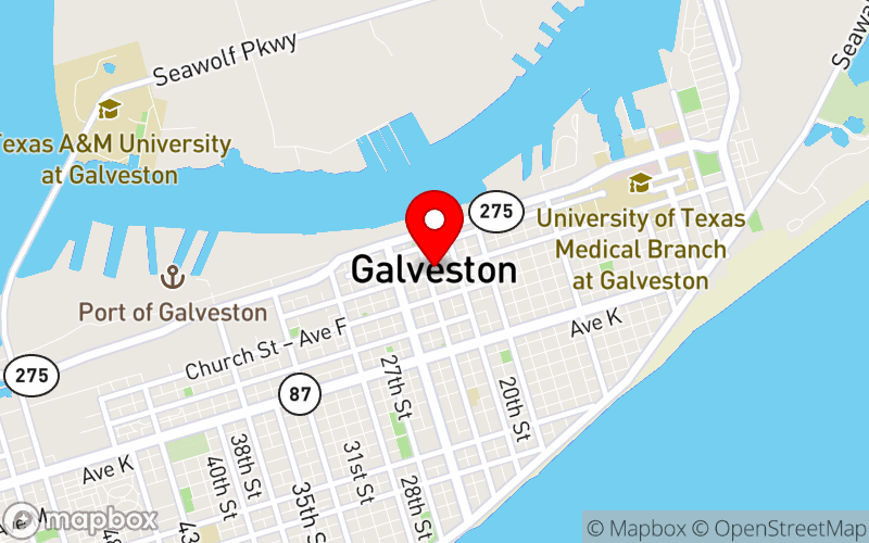 Map for Every Mind Matters: Building Bridges to Care Conference at Moody Gardens Hotel, Galveston, TX Map for Every Mind Matters: Building Bridges to Care Conference at Moody Gardens Hotel, Galveston, TX