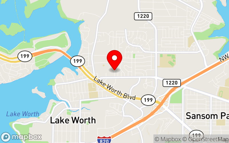 Map for Called to Counsel at Doxology Bible Church, Fort Worth, TX