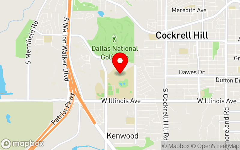 Map for 2025 Hispanic Mental Health Conference at 4849 W. Illinois Ave, Dallas, TX 75211