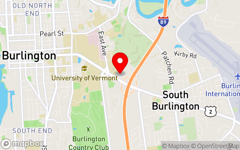 Map for NASW VT 2025 Conference at 870 Williston Road, South Burlington, VT 05403