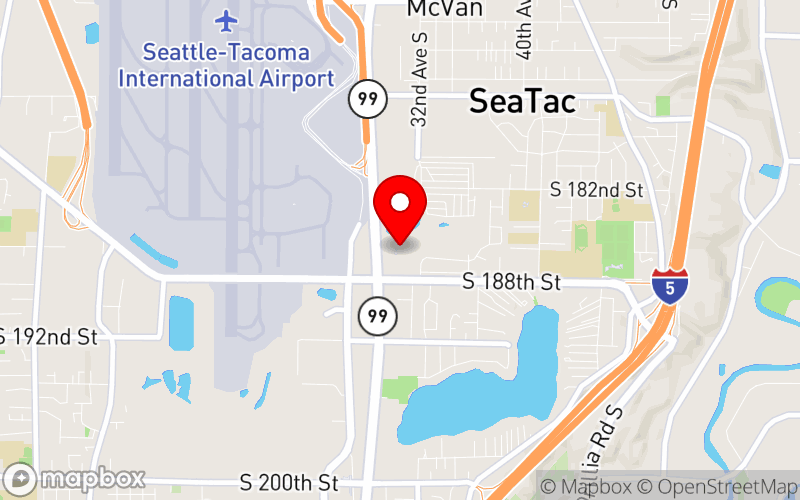 Map for Integrated Care Conference at 18740 International Blvd, Seattle, WA 98188 Map for Integrated Care Conference at 18740 International Blvd, Seattle, WA 98188
