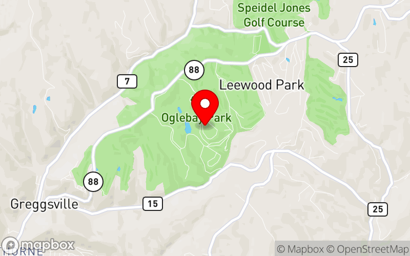 Map for 2025 WVASN Fall Conference - Illuminating School Nurse Excellence at 465 Lodge Drive, Wheeling, WV 26003