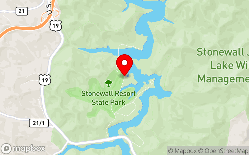 Map for 2025 West Virginia Trauma Symposium at Stonewall Resort, Roanoke, WV Map for 2025 West Virginia Trauma Symposium at Stonewall Resort, Roanoke, WV