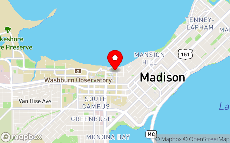 Map for Great Lakes Motivational Interviewing Conference at 702 Langdon St, Madison, WI 53706