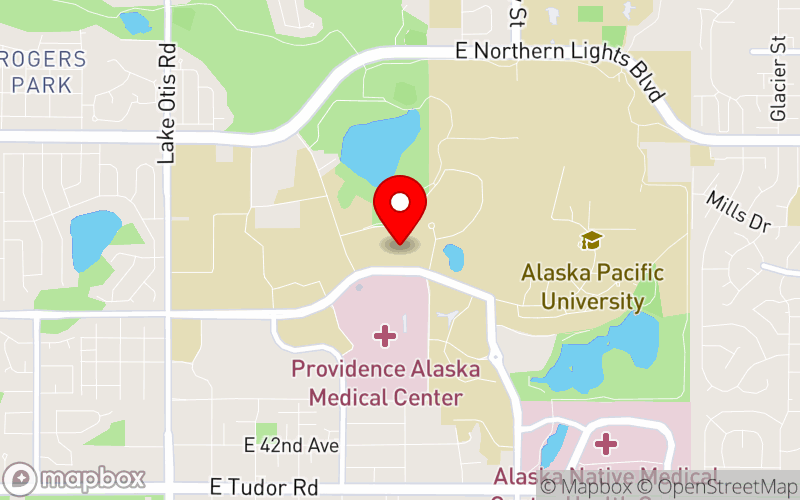 Map for Behavioral Sciences Conference of the North at 3211 Providence Dr, Anchorage, AK 99508