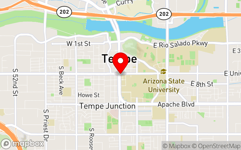 Map for Conscious Discipline Institute in Phoenix, AZ at 7 E University Dr, Tempe, AZ 85281