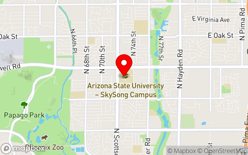 Map for Mental Health America of Arizona 2026 SEEDs Conference at 1365 North Scottsdale Road, Scottsdale, Arizona, 85257