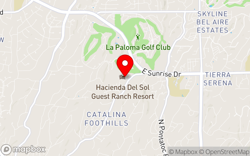 Map for Pregnancy, Parenthood and Pediatrics: Advancing Mental Health for Women & Children Conference at 5501 N. Hacienda del Sol Road, Tucson, AZ