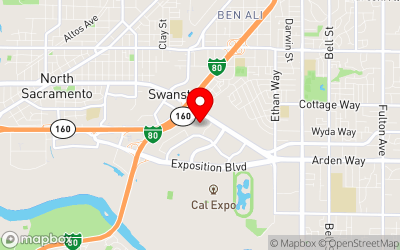 Map for CMHACY's 46th Annual Conference at 2001 Point West Way, Sacramento, CA 95815 US