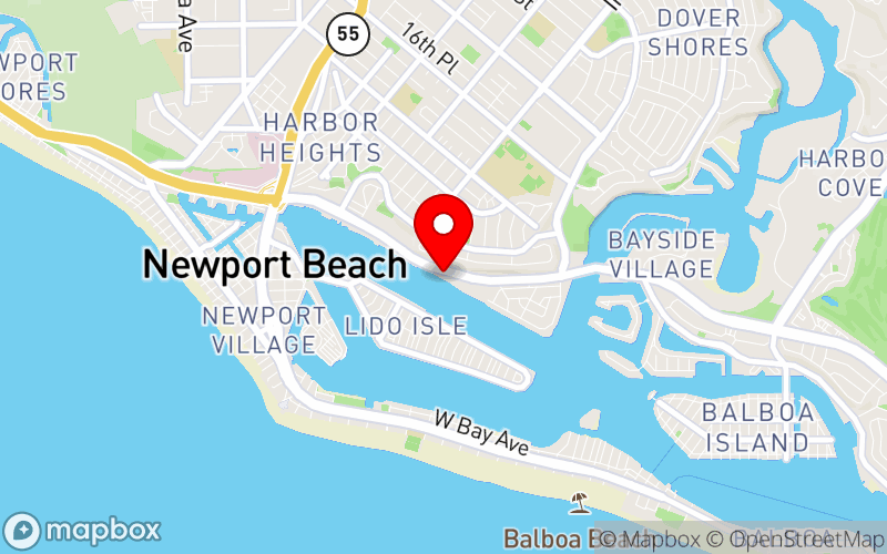 Map for MasterPsych Psychiatry Conference 2026 at 1221 West Coast Highway, Newport Beach, CA 92663