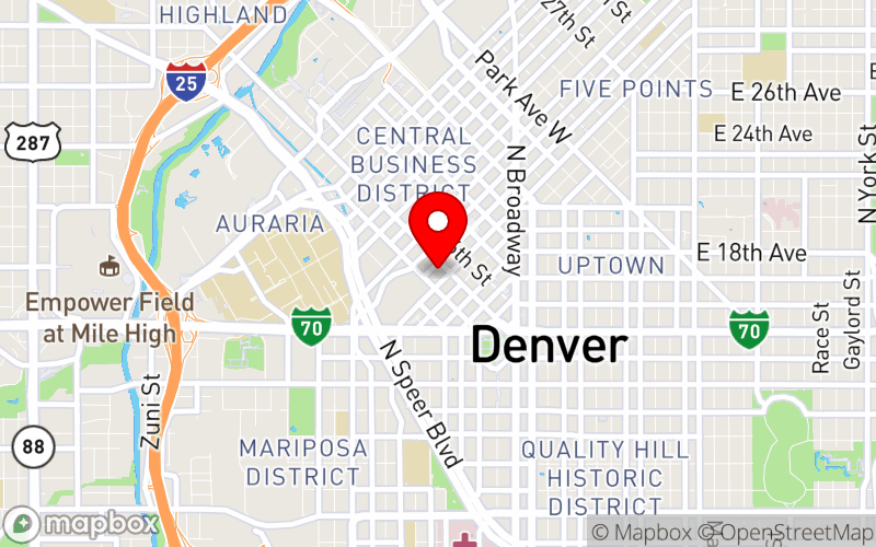 Map for 2026 Colorado Counseling Association Annual Conference at 650 15th St, Denver, CO 80202