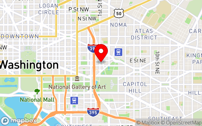 Map for 2026 Annual Meeting – Prevention Research at 400 New Jersey Avenue, NW, Washington, DC 20001, USA