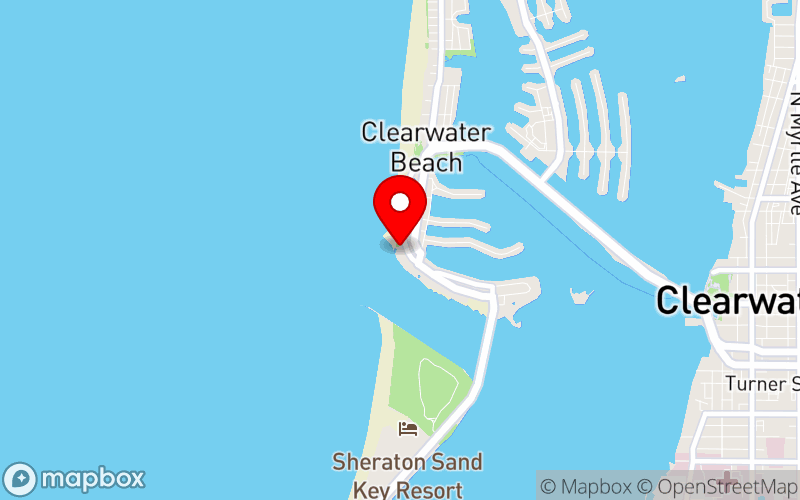Map for 2026 Winter Conference & Annual Meeting - Clearwater Beach, FL at 430 South Gulfview Blvd, Clearwater Beach, FL 33767