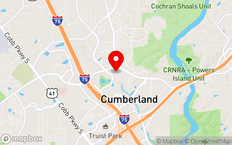 Map for 2026 Annual Meeting - Georgia Psychological Association at 200 Interstate N PKWY E SE, Atlanta, Georgia 30339, United States