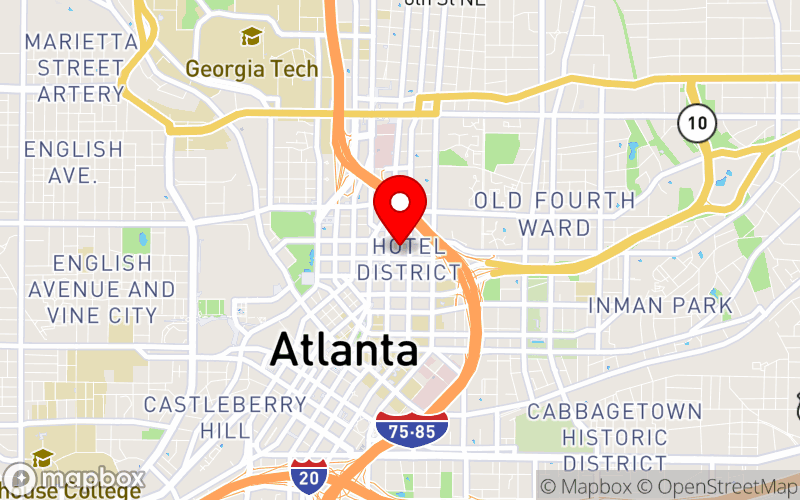 Map for Leadership Symposium 2026 at 265 Peachtree Center Avenue, Atlanta, GA 30303, UNITED STATES