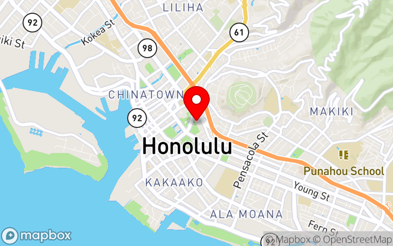 Map for Hawai’i Addictions Conference 2026 at 1301 Punchbowl St, Honolulu, HI 96813