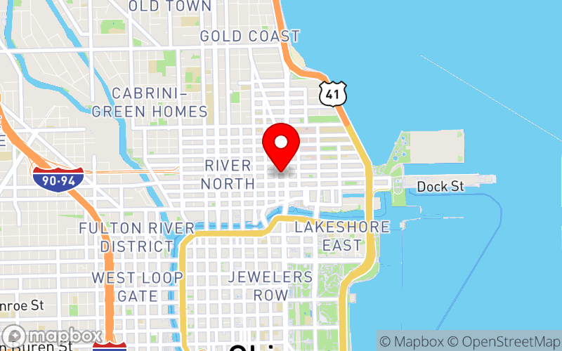 Map for 2026 Annual Conference - IDAA at 540 North Michigan Avenue, Chicago, IL 60611, United States