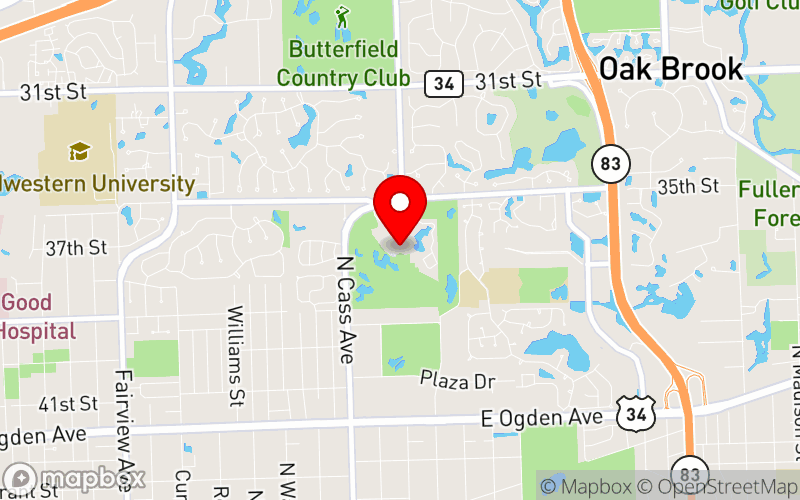 Map for 78th Annual Conference - Being Human: Foundations of Awareness, Acceptance, and Authenticity at 3500 Midwest Road, Oak Brook, IL 60523