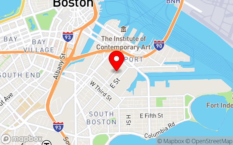Map for International Mental Health Conference 2026 (Hybrid Event) at 401-403 D St, Boston, MA 02210, United States