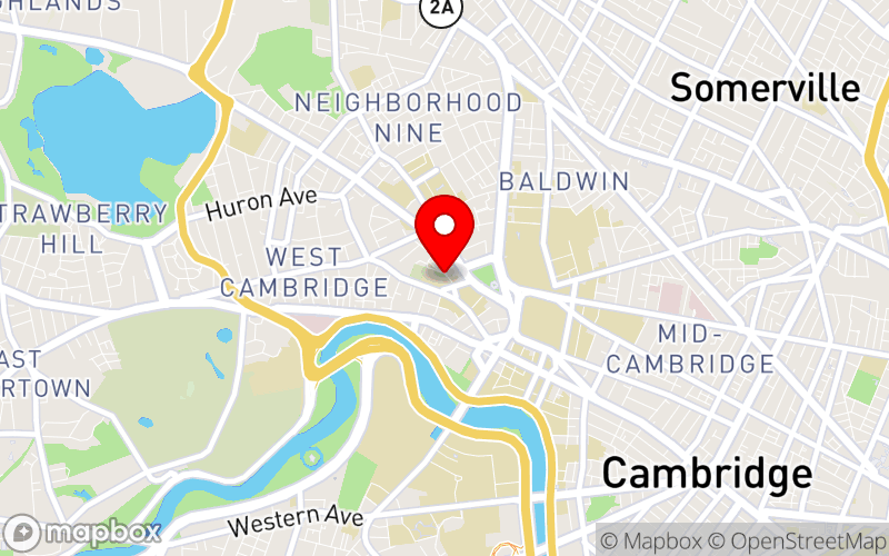 Map for MPA's 2026 Annual Conference at Washburn Commons, 16 Phillips Place, Cambridge, Massachusetts 02138, United States