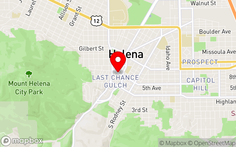 Map for 2026 Montana Psychiatry Conference at Best Western Great Northern Hotel, Helena, 59601