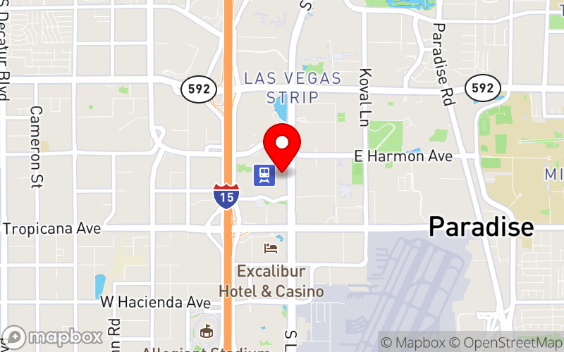 Map for Neurology & Psychiatry for Primary Care at 3752 S Las Vegas Blvd, Las Vegas, NV 89158