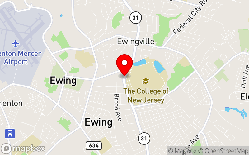 Map for 2026 Annual Conference at 2000 Pennington Rd, Ewing Township, NJ 08628