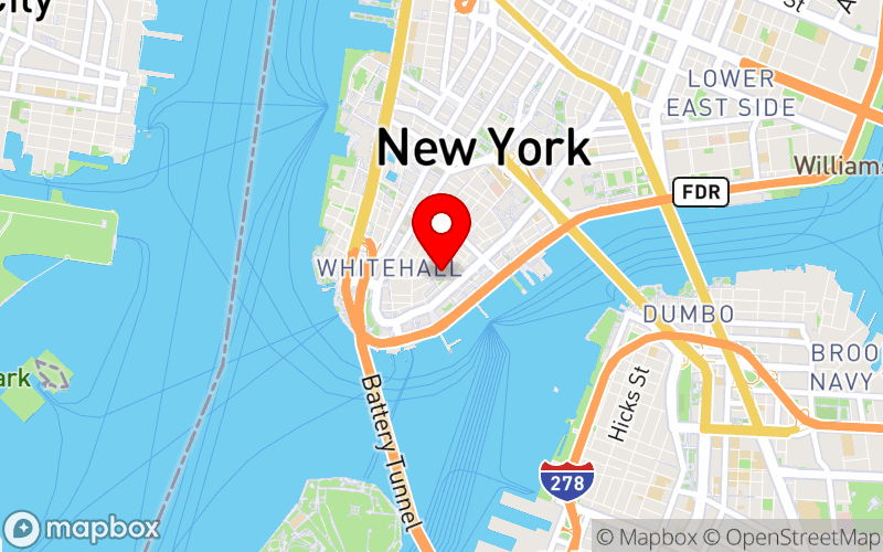 Map for 2026 Specialty Workshops at 64 Beaver St. #517, New York, NY 10004, USA