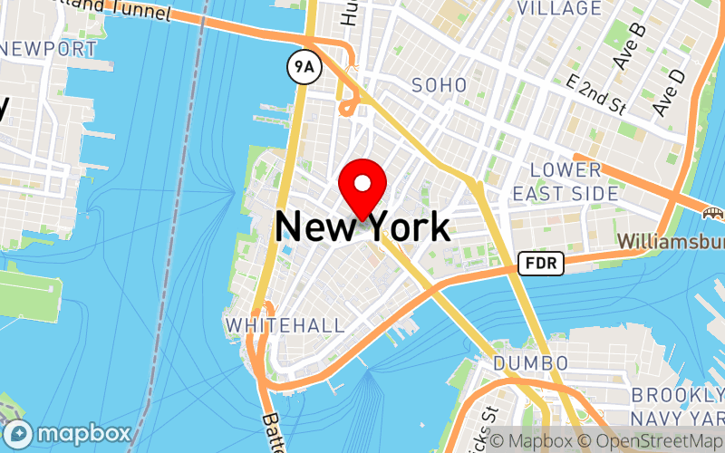 Map for 20th Annual Autism Conference at Sheraton Times Square, New York City, NY