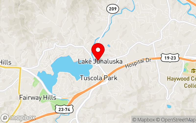 Map for APNC 2026 Spring Conference at Lake Junaluska, NC
