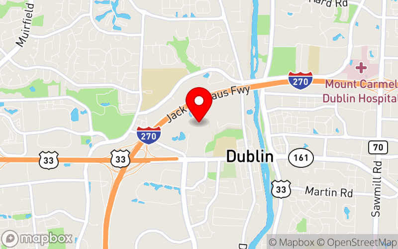 Map for CEC-Ohio 2026's 2-day Summer Conference at 6600 Kilgour Pl, Dublin, OH 43017
