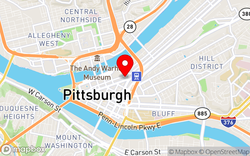 Map for NAMI Keystone Pennsylvania: Youth Mental Health Conference at 1000 Penn Avenue, Pittsburgh, PA, 15222, United States